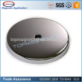 Kundenspezifische magnetische Montage Zinkbeschichtung Metall- und Ferrit-Topf-Magnet D50 X 10 mm